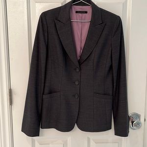 NWOT Eli’s Tahari charcoal blazer